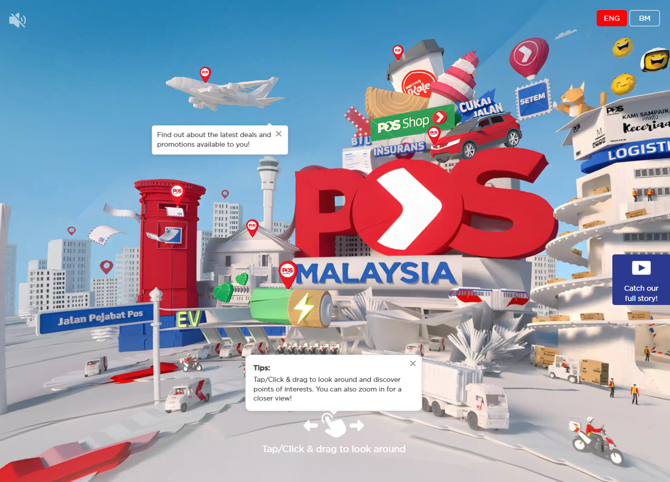 The POS Malaysia World platform