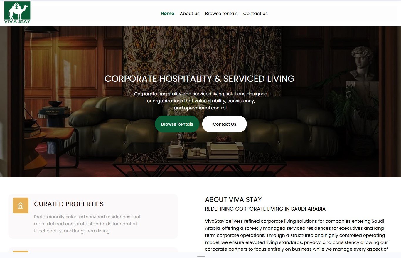 The Viva-stay property booking platform